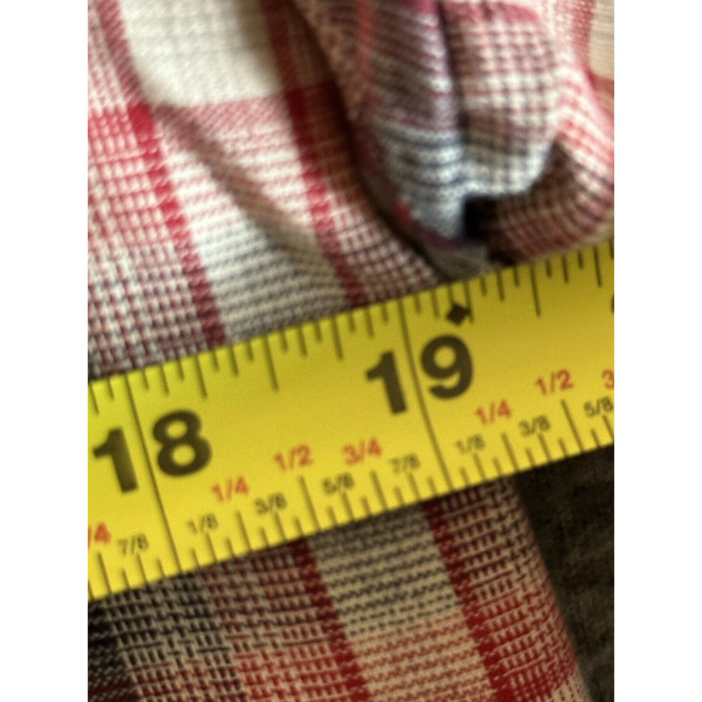 Vans Shirt Mens Size Small Red Black Plaid Off the Wall Button-Up Top Skater Y2K - Picture 7 of 9